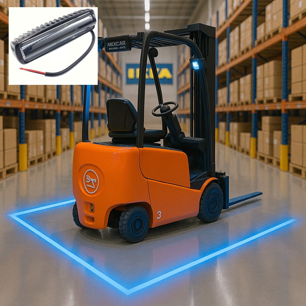 Фонарь (синяя линия) (15pcs*3W/10-80V DC)