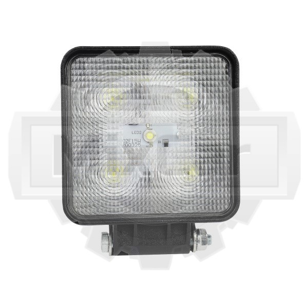 Фара светодиодная универсальная квадратная 5*3W/15W 10-30V DC E05002 (U)