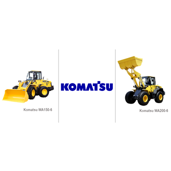 Komatsu представляет новые модели фронтальных погрузчиков 5-й серии WA150-6 и WA200-6