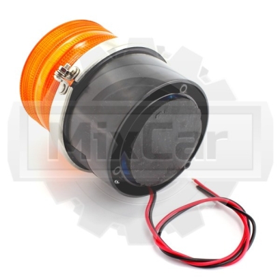 Маячок проблесковый DC12V—80V (фиксируется магнитом) (с гудением)
