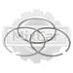 Кольца поршневые Toyota 13Z (0,5) на 1 цилиндр 130137876071 (U)