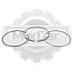 Кольца поршневые Mitsubishi S6S-DT (std) 4 mm 1 цилиндр (F) 32A1702010
