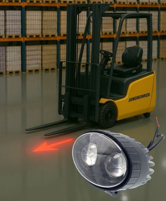 Фонарь (красная стрелка) (DC10V-80V) (6W)  (#F)