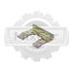 Фиксатор троса МКПП Komatsu FD15T-20 3EB3551360