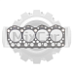Прокладка ГБЦ Mitsubishi S4S (асбест)