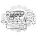 Ремкомплект двигателя Toyota 2Z асбест 7-8FD (F) 041112033071