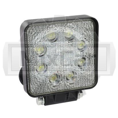 Фара светодиодная универсальная 8pcs*3W/10-30V/24W/ DC квадратная E05004 (U)