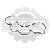 Прокладка клапанной крышки Kubota V3300 (U) 1C02014520