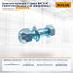 Шпилька колесная + гайки ВМ TCM FD30T3 / T6 / Maximal 2-4t (2530302102)