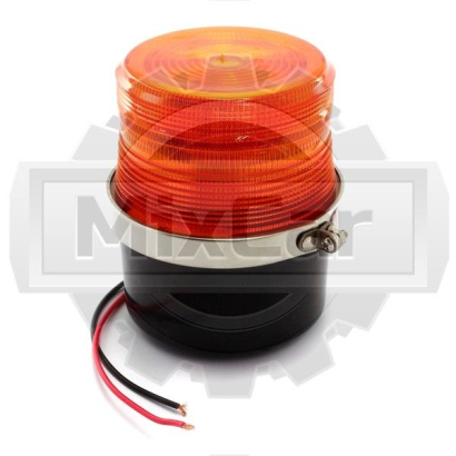 Маячок проблесковый DC12V—80V фиксируется магнитом без шума желтый LL21013A (F) olangsi/OEM