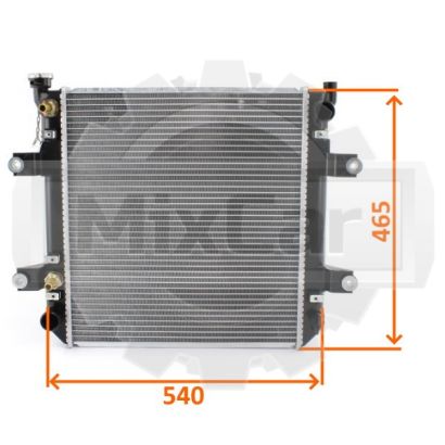 Радиатор Nissan 01ZPJ02A25U TD27/H20 (U) 2146040K01