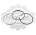 Кольца поршневые Mitsubishi S4S-II / S6S-DT / Nissan 33L4C (0.5) (4 mm) (на 1 цилиндр) (32A1702030) [ЦБ-99078919]