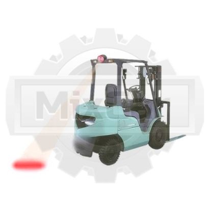 Фара светодиодная LED red lamp красный свет 2pcs*5W/10-80V DC (U) (U) T-LW10RE