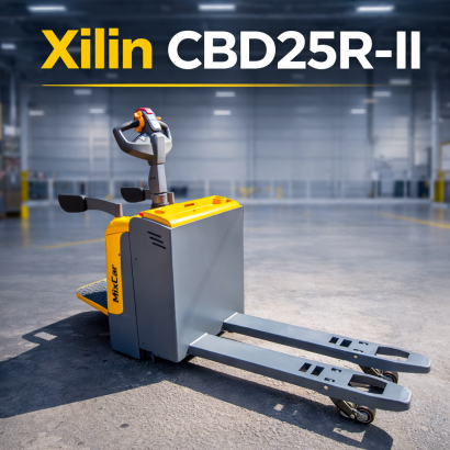 Самоходная тележка с откидной платформой Xilin CBD25R-II 2,5 т — литий-ионная 125 Ач