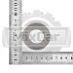 Шайба регулировочная шкворня Toyota 7-8F15-30 / Komatsu F15-20 / 20-30-16