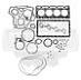 Ремкомплект двигателя Kubota V1505T (металл) (F8) 1629901620