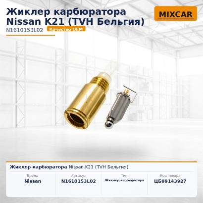 Жиклер карбюратора Nissan K21