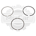 Кольца поршневые Komatsu 4TNV84/3D84/3TNV84 (std) (2*2*4) (1 цил) (YM129105-22500)