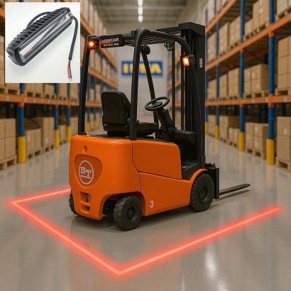 Фонарь (красная линия) (15pcs*3W/10-80V DC) (#U5)