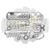 Ремкомплект двигателя Isuzu 6BG1 (сталь) (1-87810-404-1)