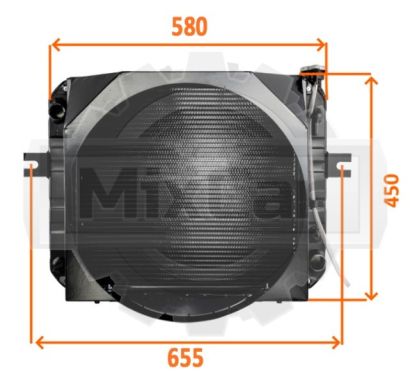 Радиатор Maximal M15421Y01000 New охлаждающий АКПП справа