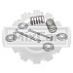 Комплект фиксации тормозной колодки Yale 25-35RK / TK (5800513-34) (TVH)