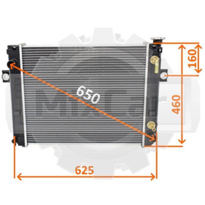 Радиатор Toyota 42-7FG25 (U) 164102343071