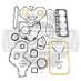 Ремкомплект двигателя Mitsubishi S4L (асбест) (F) 31A9402060