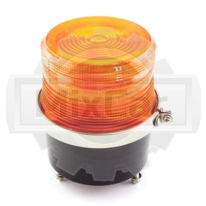 Маячок проблесковый MixCar DC12V-80V желтый (F) LL21011A