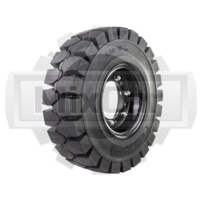 Шина цельнолитая 6.50-10 в сборе с диском 442093206271