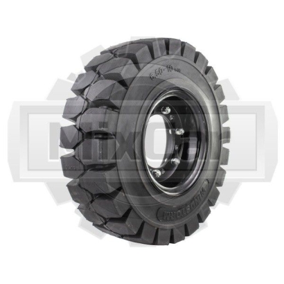 Шина цельнолитая 6.50-10 (в сборе с диском) TCM F15T3 / F30-16-18 / 21 / Toyota8F35 (442093206271)
