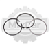 Кольца поршневые Mitsubishi S4S-I (0,5) 4.5 mm (1 цил.) (S) 3441702032