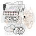 Ремкомплект двигателя Komatsu 6D102E (асбест) EF01255A (F) olangsiOEM