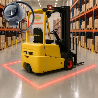 Фонарь стробоскопический DC10V-80V красный свет (F) (DC10V80V)