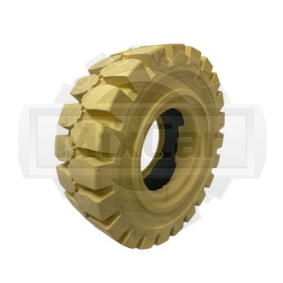 Шина цельнолитая 18x7-8 WINDSTORM с буртом Белая 99144860