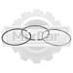 Кольца поршневые Mitsubishi S3L (0,5) 78.5*2.5HK*2*4 на 1 цилиндр (U) MM433923
