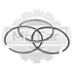 Кольца поршневые Mitsubishi S4E2 (std) 98 mm*2*3*5 (1 цил.) (F) 3441709012