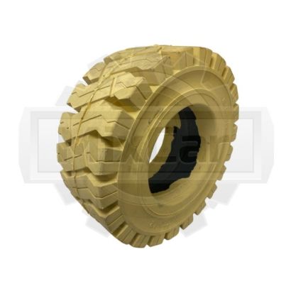 Шина цельнолитая 23x10-12 WINDSTORM с буртом Белая 99144858