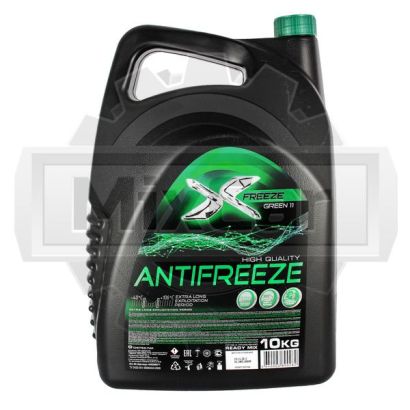 Антифриз X-FREEZE Green готовый -40C зеленый 10кг 430206071